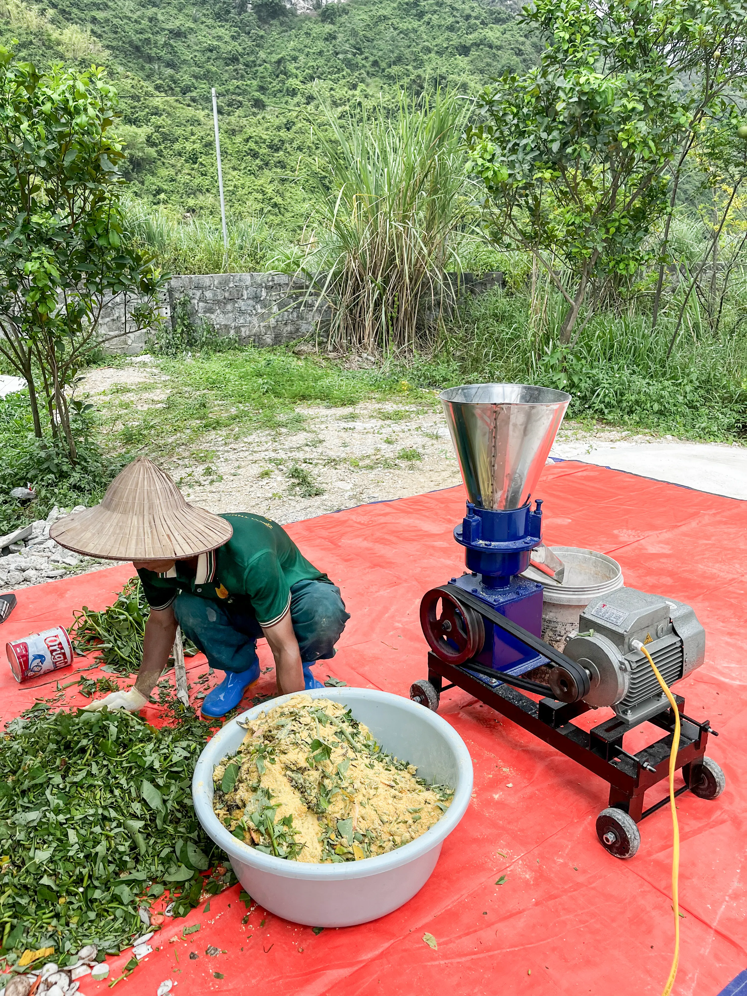 Trang trại gà sạch - Kho bảo quản thức ăn